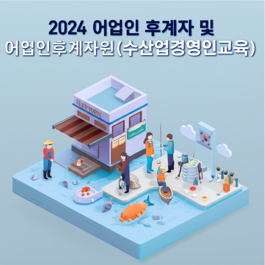 2024 어업인 후계자 및 수산업경영인 교육지원 무상 프로그램