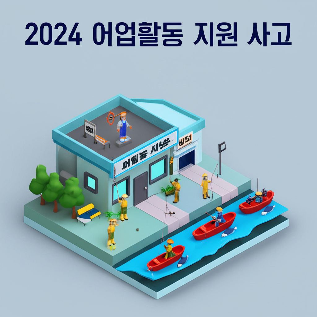 2024 어업활동 지원 사고 질병 어업인 대체인력 채용비용 지원받는 법
