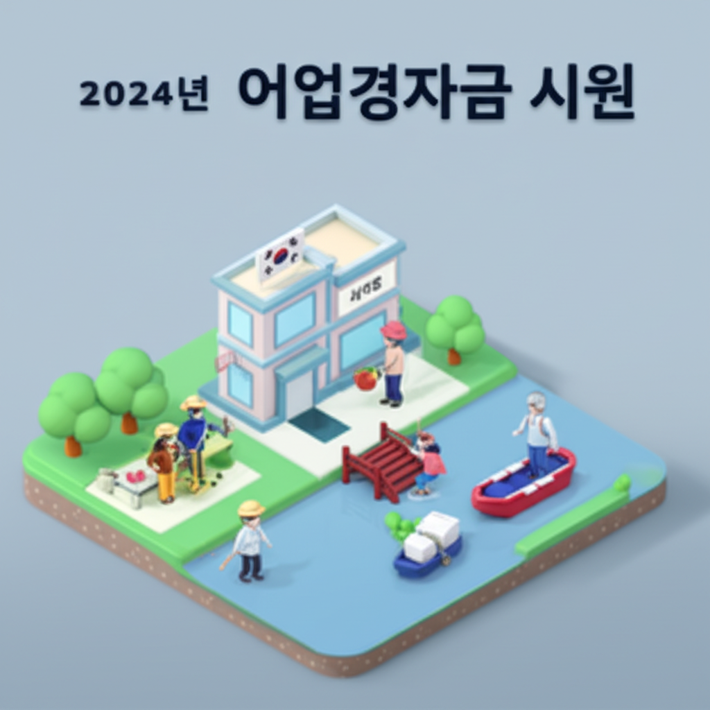 2024년 어업경영자금 지원 저금리 융자로 어업인 경쟁력 강화