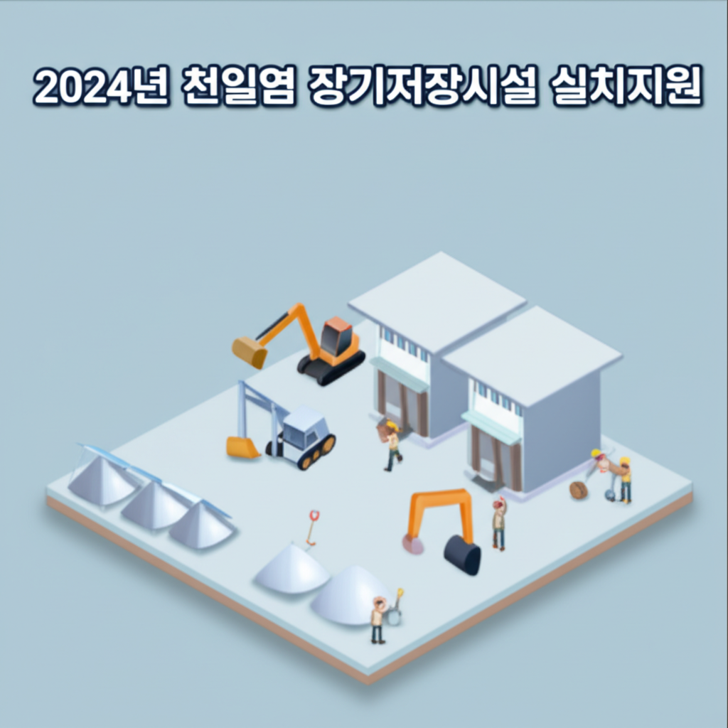 2024년 천일염 장기저장시설 설치지원 생산성 향상과 소득 증대