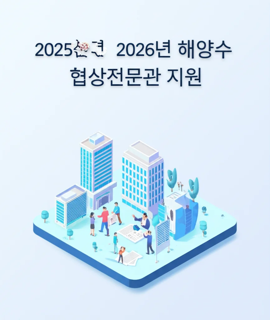 2025년 2026년 해양수산부 해외진출 국제수산협상 전문관 지원사업