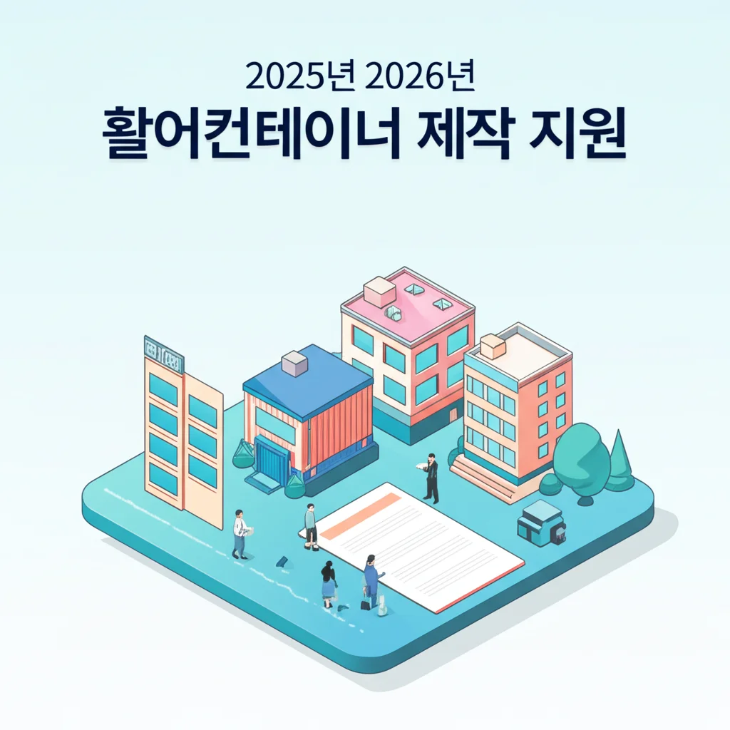 2025년 2026년 활어컨테이너 제작 지원 수출 경쟁력 강화