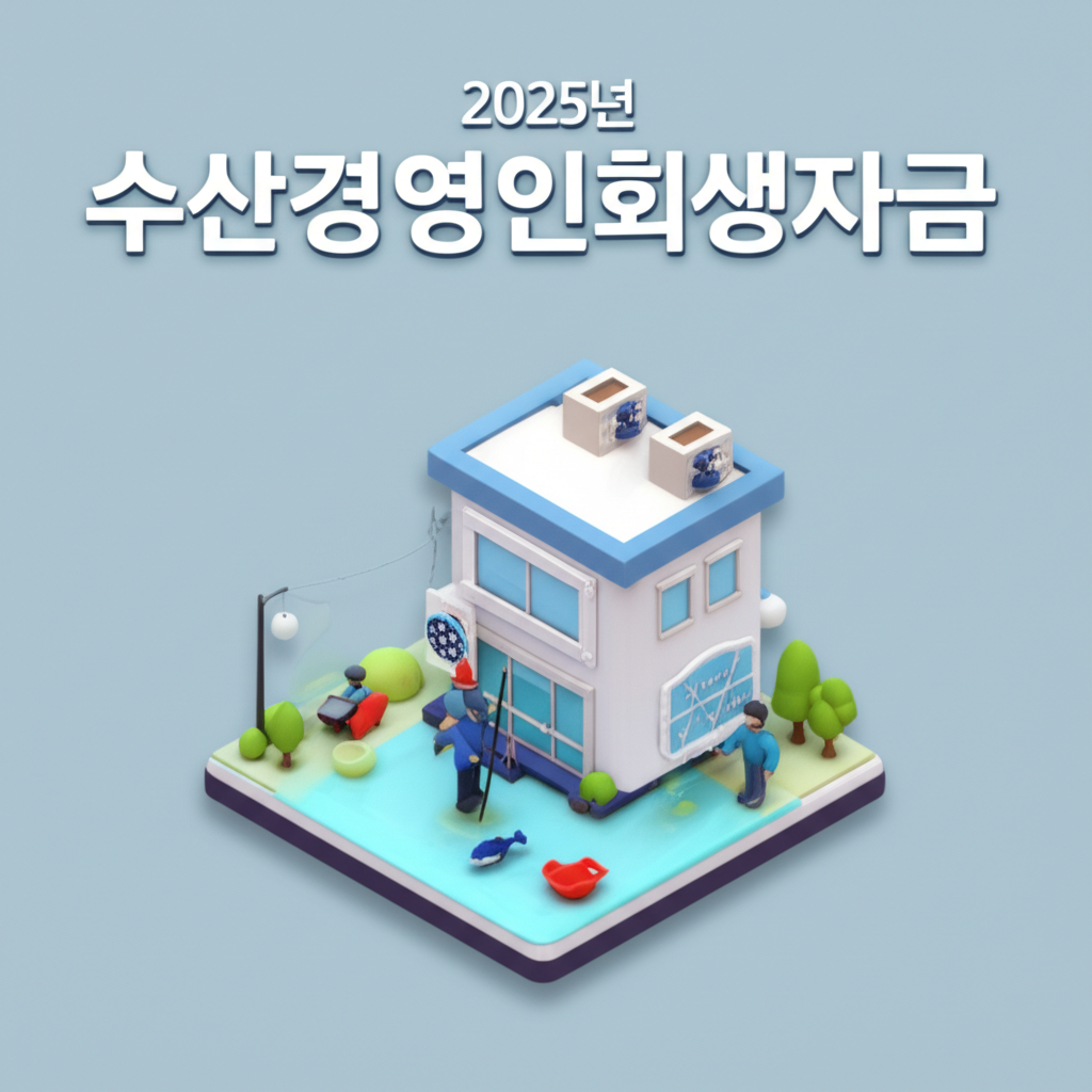 2025년 수산경영인회생자금 어업 경영 안정화 위한 1% 저금리 지원