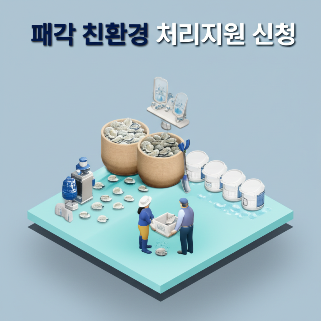 패각 친환경 처리지원 신청 방법 및 혜택 총정리